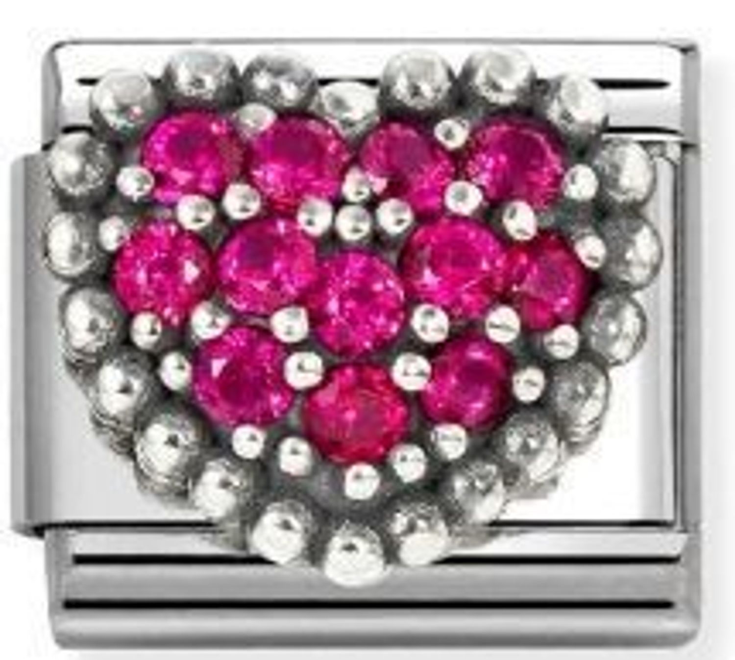 Nomination Link 925 zawieszka srebro Czerwone serce 330327 08.jpg